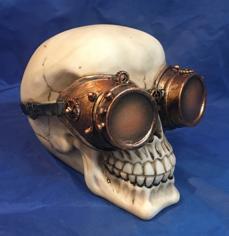 Steampunk Visionary Skull by Nemesis Now