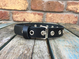 Eyelet Leather Choker