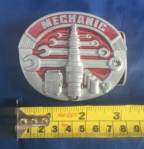Mechanic - Metal Belt Buckle