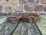 O-Ring Leather Choker 10mm or 20mm wide