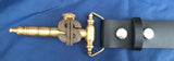 Pipe with Dollar Sign - Metal Belt Buckle
