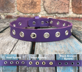 Eyelet Leather Choker