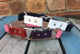 Triple O-Ring or Heart Ring Leather Choker
